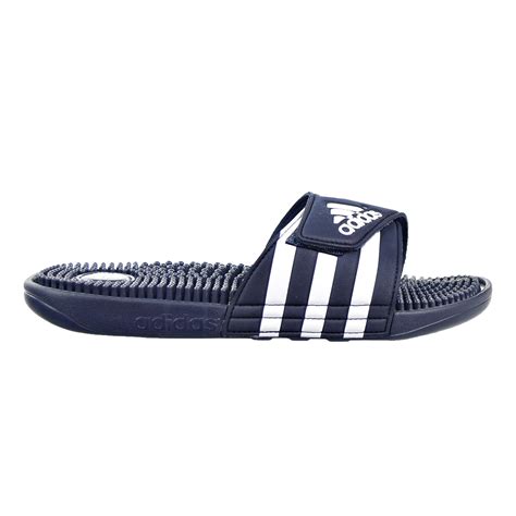 adidas adissage badesandale navy weiß|adidas Men Adissage Slide .